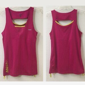 Reebok Zig Tech Fitted cutout Back Tank Top